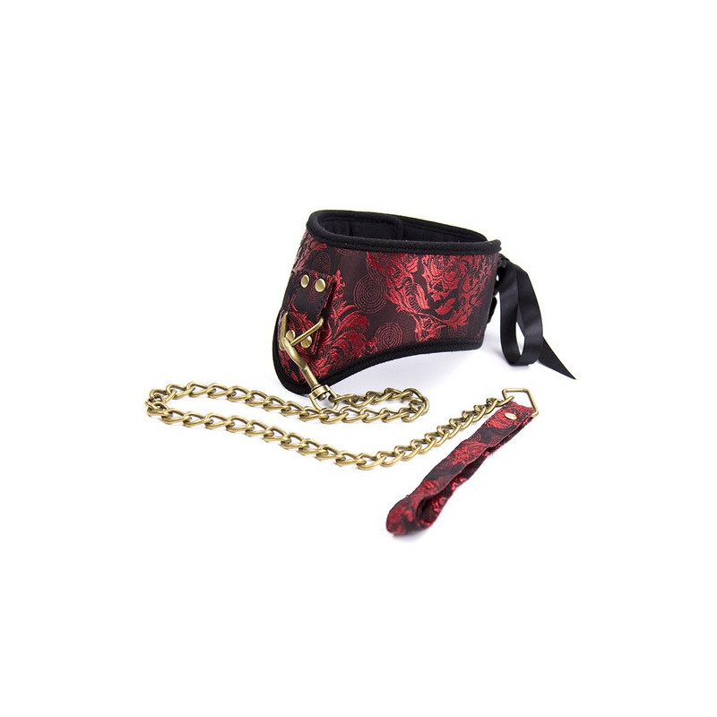 Generique Collier Laisse SCANDAL Rouge